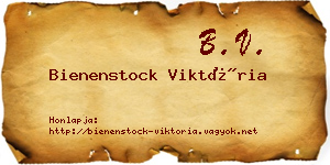 Bienenstock Viktória névjegykártya